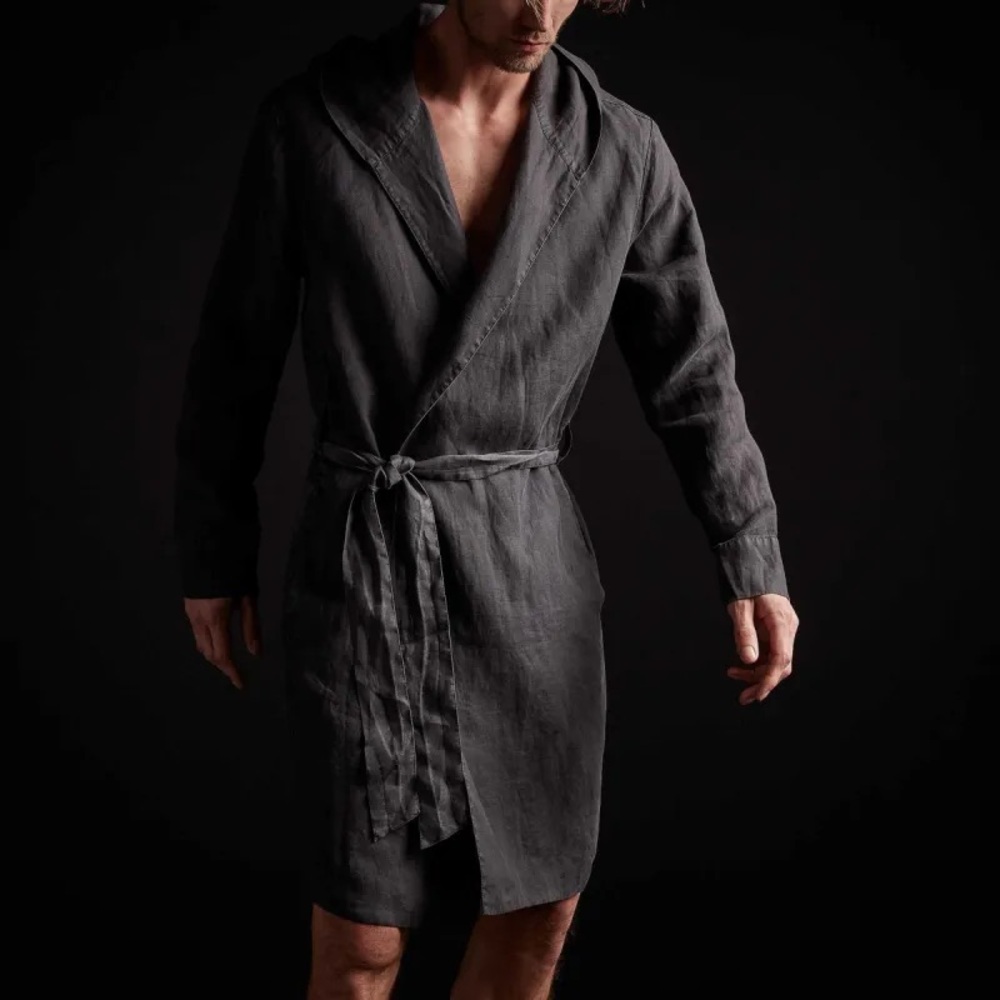 James Perse Linen Robe